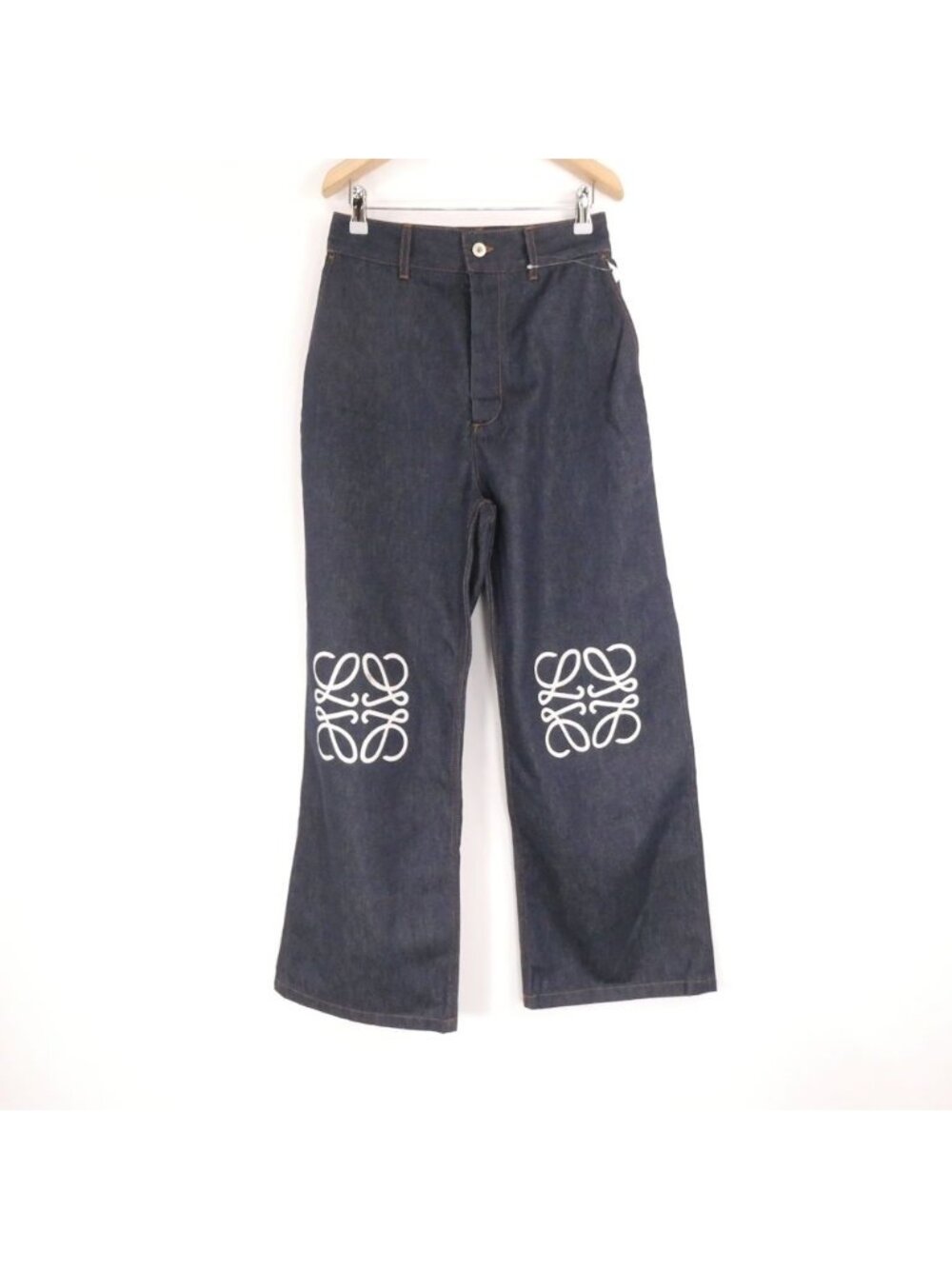 Loewe Anagram Baggy Pants M Cotton 100% Jeans Denim 38